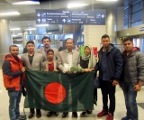 Bangladesh Team At Airport Moscow Received By Gs- Md Tuhin Bhuiyan Of Chatra League 3