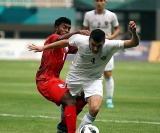 Not So Fast! Sufil Takes The Ball Off An Uzbekistan Player With A Successful Tackle During An Asian Games Clash On August 14